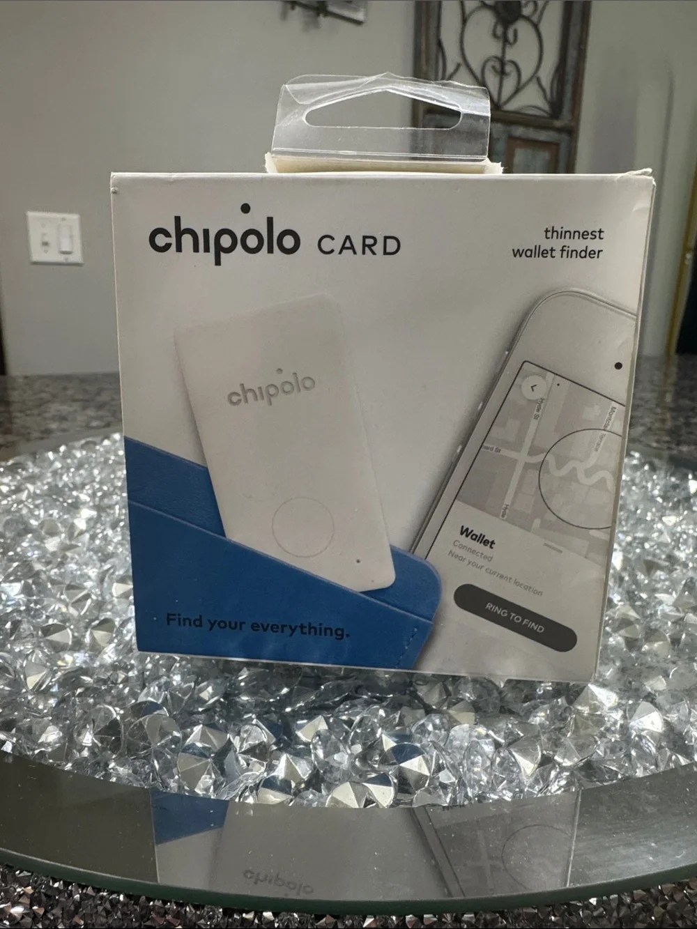 Chipolo Card Slim Bluetooth Wallet Finder Bluetooth Tracker with Heineken logo